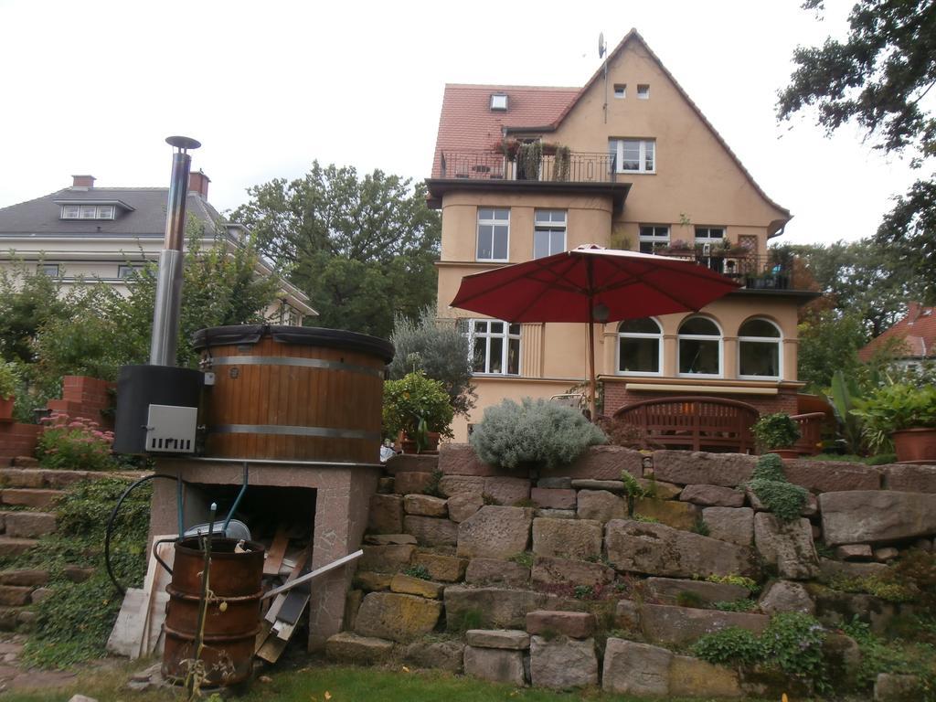 Ferienwohnung Saaleblick Halle  Exteriör bild
