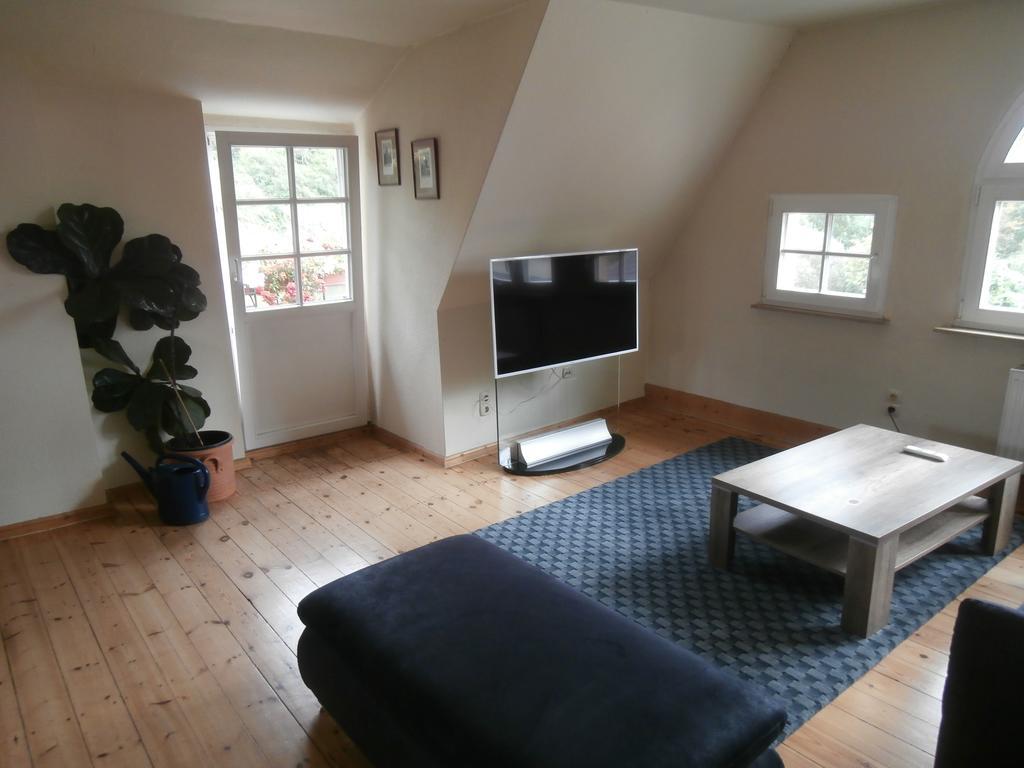 Ferienwohnung Saaleblick Halle  Exteriör bild